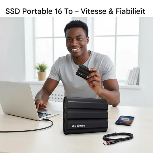 UltraSSD™ - SSD 16 To Portable – Stockez Tout en Ultra Vitesse